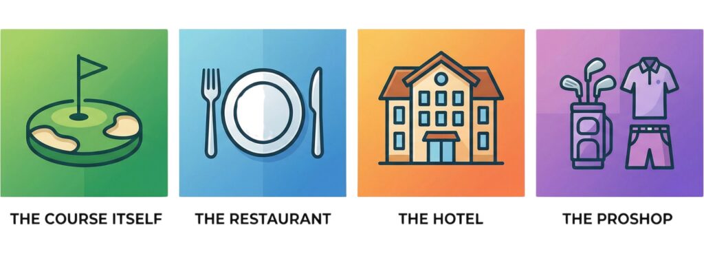 Golf Course Different parts business consulting in thailand