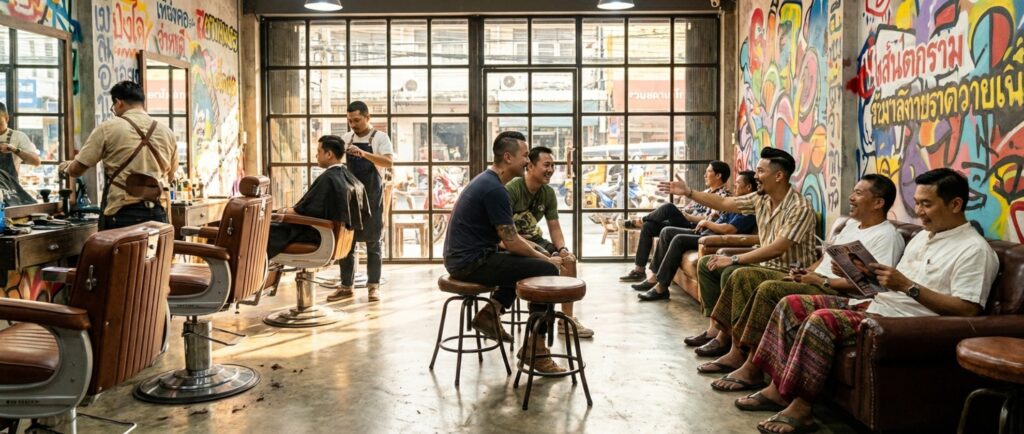 Professional Practices and consulting in thailand barbershop